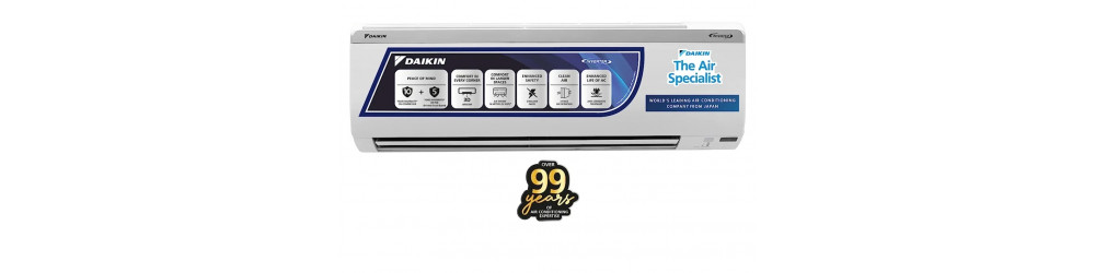 Air Conditioner: Daikin 1 Ton Rs.36565 to Rs.38490